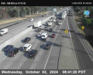 (C094) NB 805 : 47th Street (on ramp)