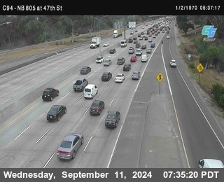 (C094) NB 805 : 47th Street (on ramp)