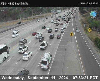 (C094) NB 805 : 47th Street (on ramp)