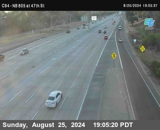 (C094) NB 805 : 47th Street (on ramp)