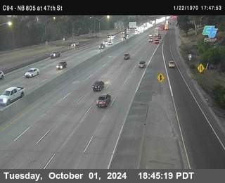 (C094) NB 805 : 47th Street (on ramp)