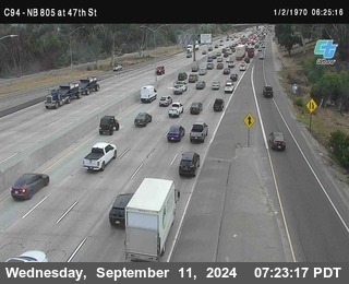 (C094) NB 805 : 47th Street (on ramp)