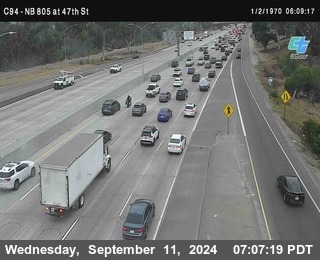 (C094) NB 805 : 47th Street (on ramp)