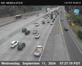 (C094) NB 805 : 47th Street (on ramp)