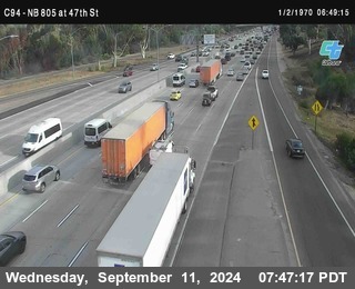 (C094) NB 805 : 47th Street (on ramp)