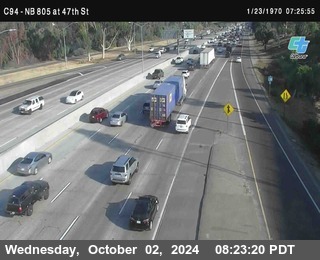 (C094) NB 805 : 47th Street (on ramp)