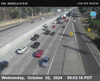 (C094) NB 805 : 47th Street (on ramp)