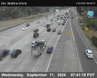 (C094) NB 805 : 47th Street (on ramp)