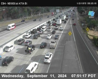 (C094) NB 805 : 47th Street (on ramp)