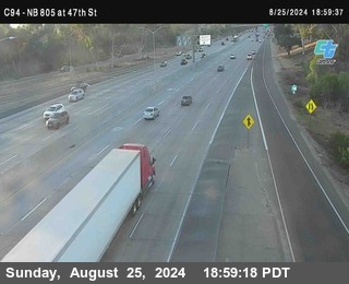 (C094) NB 805 : 47th Street (on ramp)