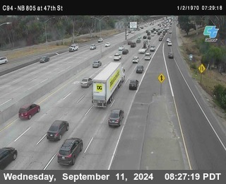 (C094) NB 805 : 47th Street (on ramp)