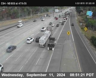 (C094) NB 805 : 47th Street (on ramp)