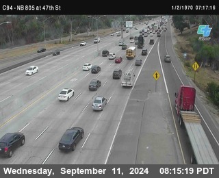 (C094) NB 805 : 47th Street (on ramp)