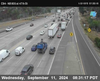 (C094) NB 805 : 47th Street (on ramp)