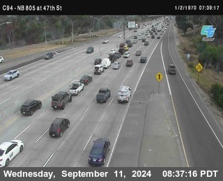 (C094) NB 805 : 47th Street (on ramp)