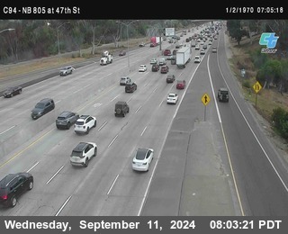 (C094) NB 805 : 47th Street (on ramp)