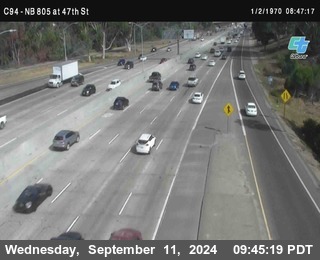 (C094) NB 805 : 47th Street (on ramp)