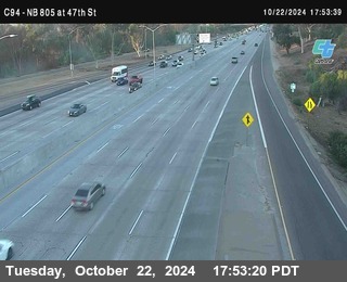 (C094) NB 805 : 47th Street (on ramp)