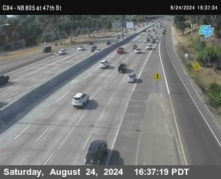 (C094) NB 805 : 47th Street (on ramp)