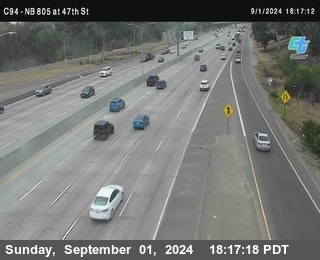 (C094) NB 805 : 47th Street (on ramp)