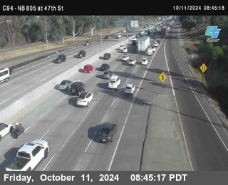 (C094) NB 805 : 47th Street (on ramp)