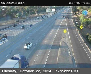 (C094) NB 805 : 47th Street (on ramp)