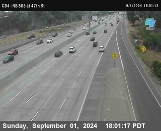 (C094) NB 805 : 47th Street (on ramp)