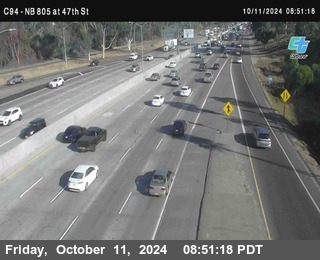 (C094) NB 805 : 47th Street (on ramp)