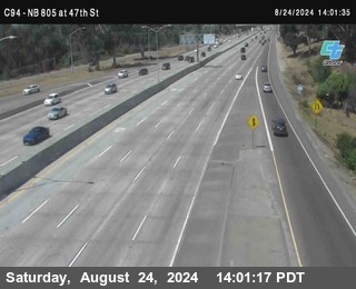 (C094) NB 805 : 47th Street (on ramp)