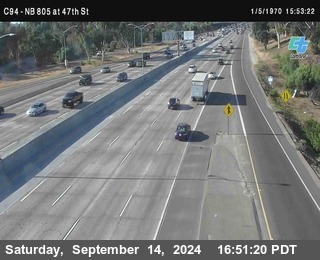 (C094) NB 805 : 47th Street (on ramp)