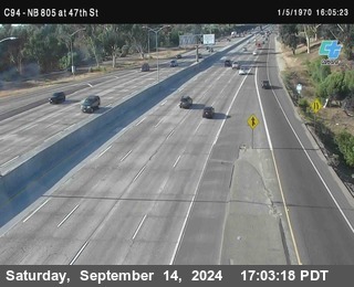 (C094) NB 805 : 47th Street (on ramp)