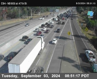 (C094) NB 805 : 47th Street (on ramp)