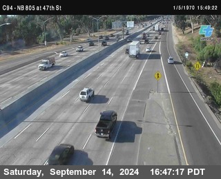 (C094) NB 805 : 47th Street (on ramp)