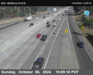 (C094) NB 805 : 47th Street (on ramp)