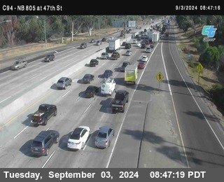 (C094) NB 805 : 47th Street (on ramp)