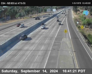 (C094) NB 805 : 47th Street (on ramp)