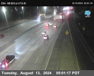 (C094) NB 805 : 47th Street (on ramp)