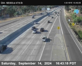 (C094) NB 805 : 47th Street (on ramp)