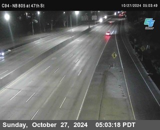 (C094) NB 805 : 47th Street (on ramp)