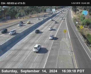 (C094) NB 805 : 47th Street (on ramp)