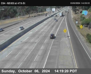 (C094) NB 805 : 47th Street (on ramp)