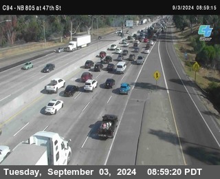 (C094) NB 805 : 47th Street (on ramp)