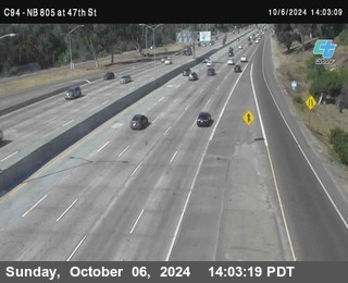 (C094) NB 805 : 47th Street (on ramp)