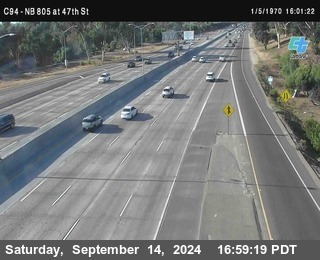 (C094) NB 805 : 47th Street (on ramp)