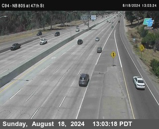 (C094) NB 805 : 47th Street (on ramp)