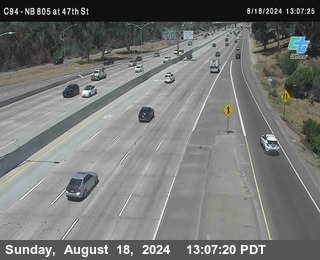 (C094) NB 805 : 47th Street (on ramp)