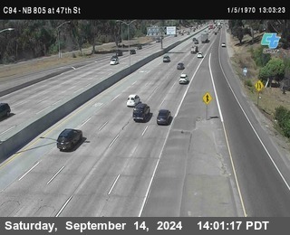 (C094) NB 805 : 47th Street (on ramp)