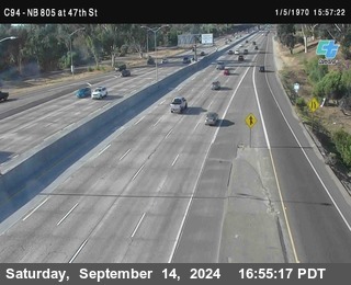 (C094) NB 805 : 47th Street (on ramp)