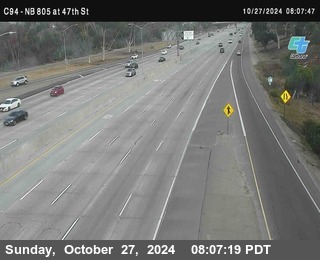 (C094) NB 805 : 47th Street (on ramp)