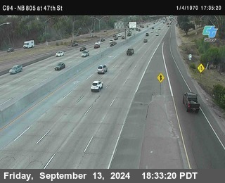 (C094) NB 805 : 47th Street (on ramp)